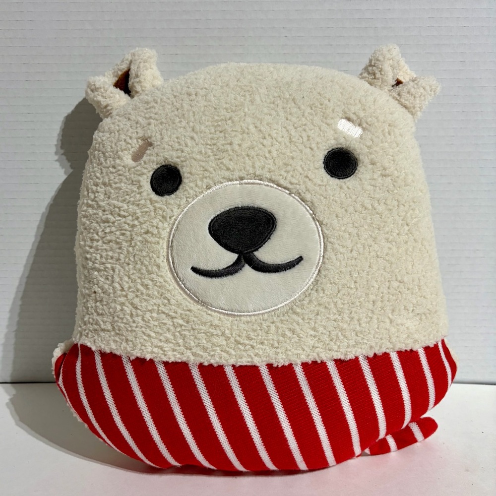 Wondershop Polar Bear Toss Pillow White Red Scarf Target Christmas Holiday 2025